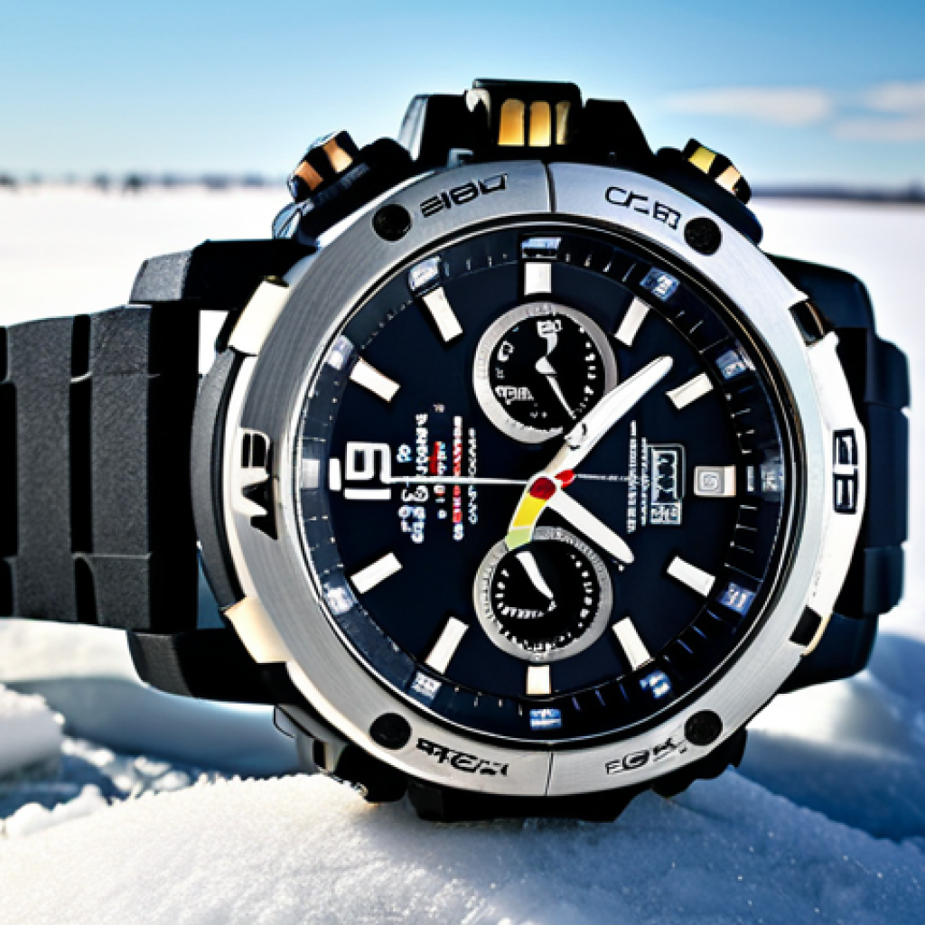 카시오 지샥 내구성 테스트 - Extreme Conditions**
"A rugged G-Shock watch, fully functional and slightly scratched, displayed pr...