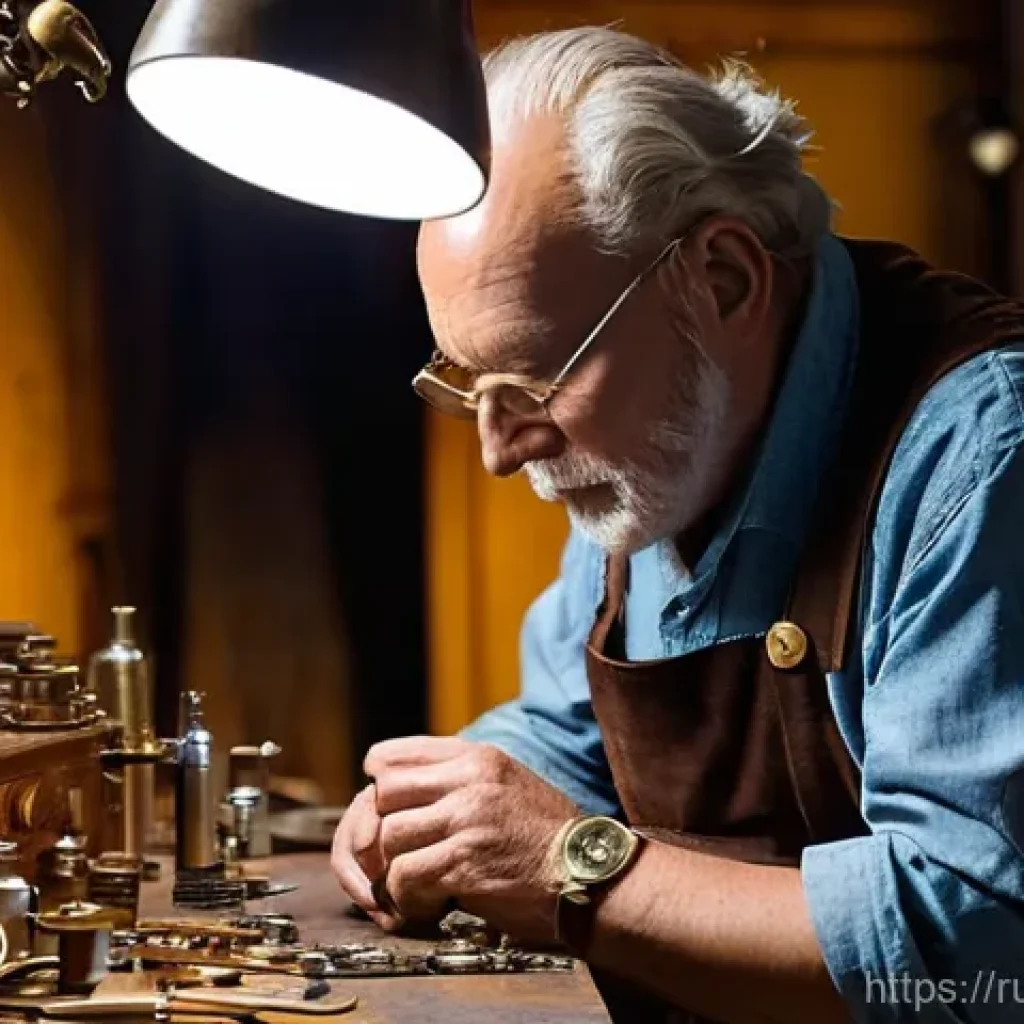 크로노미터 인증 시계란 - **Prompt 1: The Artisan's Precision**
"A highly detailed, cinematic shot of a venerable watchmak...