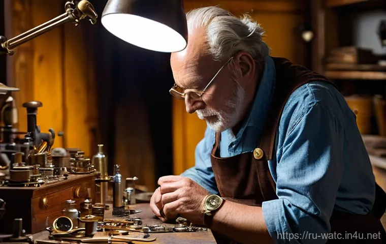 크로노미터 인증 시계란 - **Prompt 1: The Artisan's Precision**
"A highly detailed, cinematic shot of a venerable watchmak...