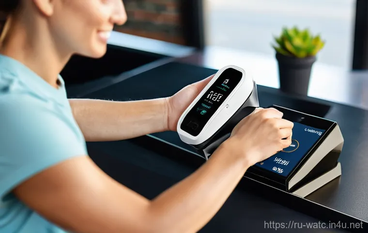 GPS 스마트워치 모델 추천 - **Prompt: "Dynamic Hiking Adventure with Smartwatch"**
    A vibrant, dynamic image of an active per...