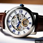 리미티드 에디션 시계 추천 - A luxurious limited edition wristwatch with a titanium case and a classic design featuring a white d...